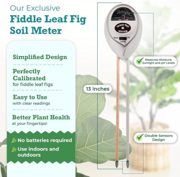 FLF 3-in-1 Soil Moisture Meter